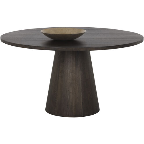 Elina 54 X 29.5 inch Brown Oak Dining Table